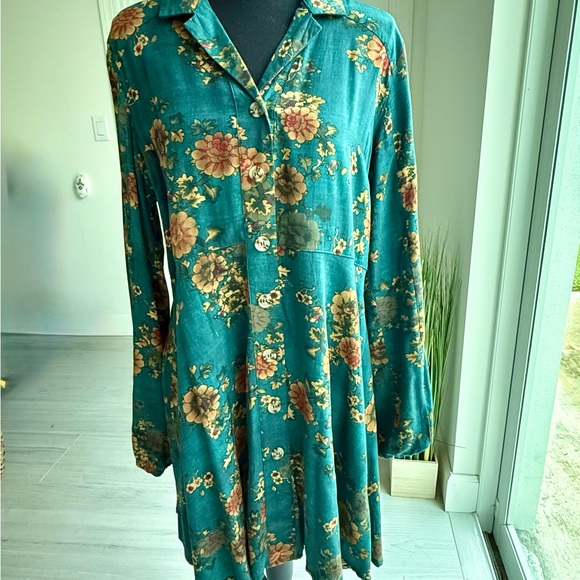 Natural Life Ansley Woven Tunic Shirt Dress - Picture 4 of 9